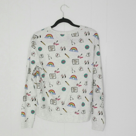 Divided Tops - Divided Gray Crewneck Pullover Top S